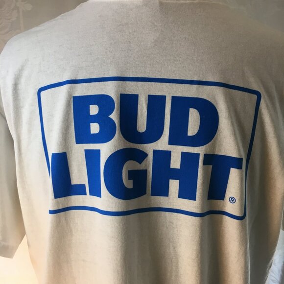 Gildan Bud Light Super Bowl 58 LVIII T-Shirt Men's Sz L T-Shirt Cheifs 49ers - Picture 9 of 13